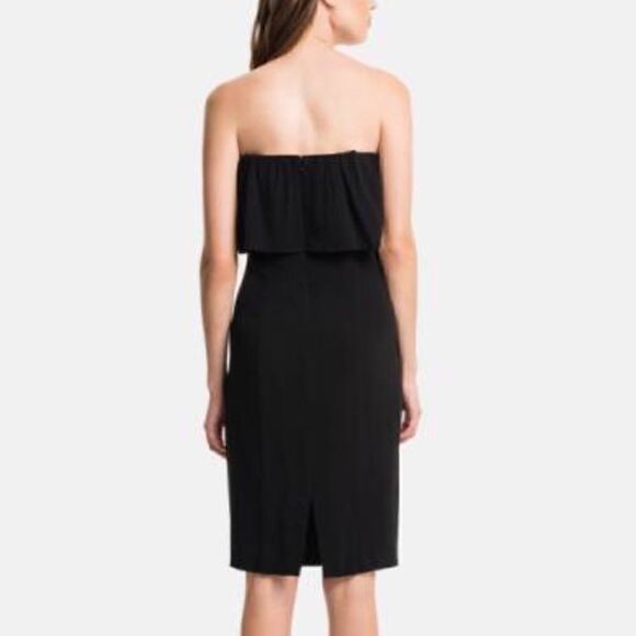 1. State Black Ruffled Strapless Dress Sz XS - Picture 2 of 6